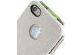Чехол кожаный Melkco Jacka Type для Apple Iphone 4/4S Rainbow 3 зелено-бело-синий фото 7