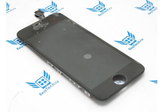Дисплей в сборе с тачскрином для Apple iPhone 5S / 5SE (Tianma) черный фото 1