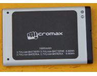 Аккумулятор для Micromax X267 1800mAh фирменный фото 1
