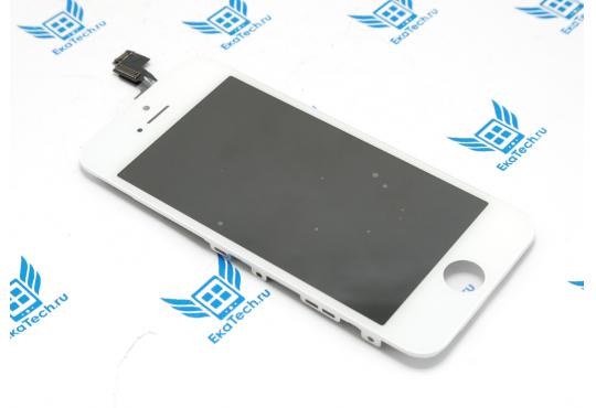 Дисплей в сборе с тачскрином для Apple iPhone 5S / 5SE (Tianma) белый фото 1