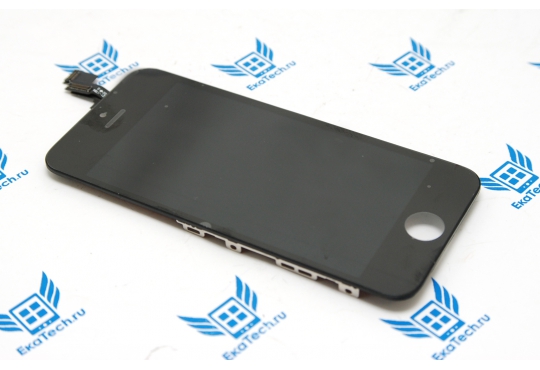 Дисплей в сборе с тачскрином для Apple iPhone 5S / 5SE (LT) черный фото 1
