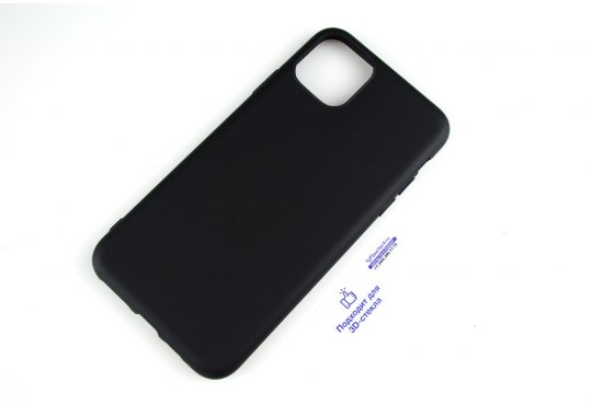 Чехол-накладка Pack Matt для Apple iPhone 11 Pro Max, TPU, черная фото 1