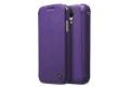 Чехол кожаный Zenus Prestige Minimal Diary для Samsung Galaxy S4 i9500 фиолетовый фото 2