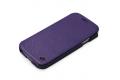 Чехол кожаный Zenus Prestige Minimal Diary для Samsung Galaxy S4 i9500 фиолетовый фото 3