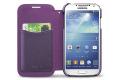 Чехол кожаный Zenus Prestige Minimal Diary для Samsung Galaxy S4 i9500 фиолетовый фото 5