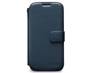 Чехол кожаный Zenus Prestige Heritage Diary для Samsung Galaxy S4 i9500 темно-синий фото 1