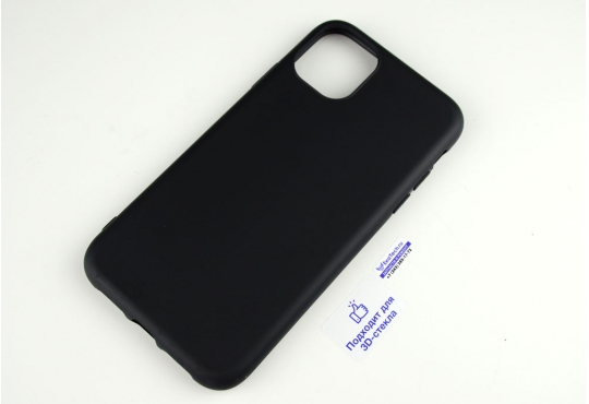 Чехол-накладка Pack Matt для Apple iPhone 11 Pro, TPU, черная фото 1