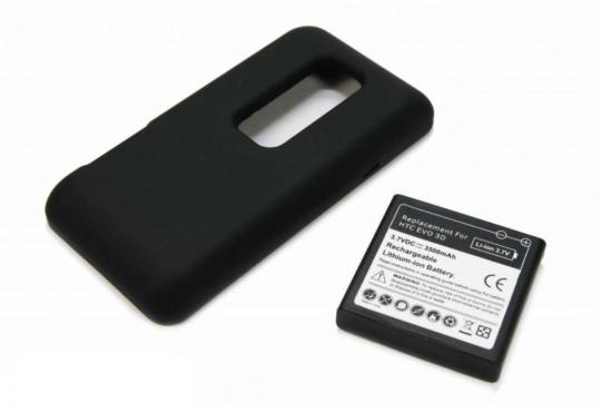 Современный, мобильный и практичный аккумулятор Аккумулятор повышенной емкости Cameron Sino для HTC EVO 3D 2400mAh