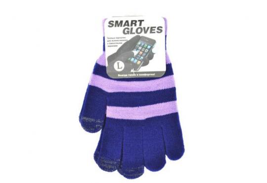 Перчатки сенсорные Beewin (Smart Gloves) BW-34 L для экранов синие, акрил фото 1