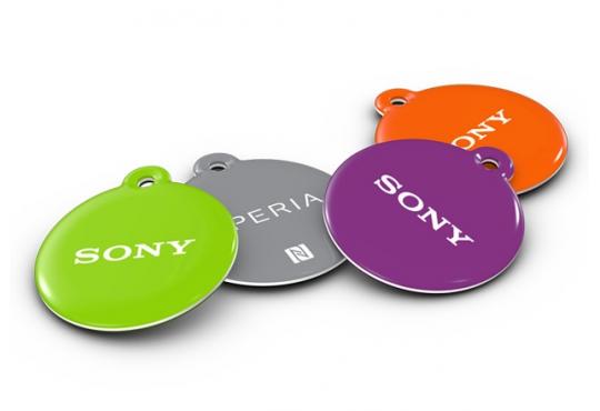Беспроводные NFC метки Sony NT1 Xperia SmartTags (4шт.) фото 1