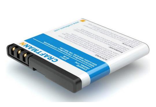 Аккумулятор Craftmann BP-5M для Nokia 7390 / 8600 / 6500s / 7390 Li-Ion 800mah фото 1