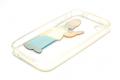 Прозрачный силиконовый чехол для Apple iPhone 4S (Гомер Симпсон) фото 4