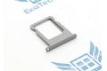 Лоток сим карты для iPhone 5s черный (space gray) фото 3