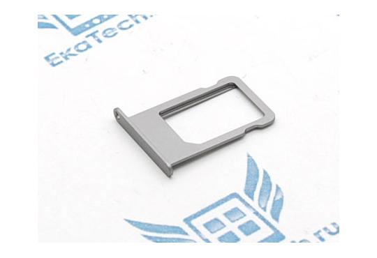 Лоток сим карты для iPhone 5s черный (space gray) фото 1