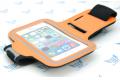 Спортивный чехол на руку ArmBand для Apple iPhone 6 / 6S оранжевый фото 2