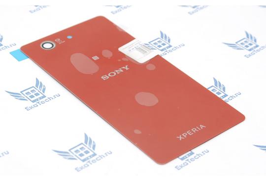 Задняя крышка Sony Xperia Z3 Compact красная (оранжевая) фото 1
