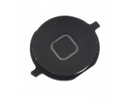 Кнопка пластиковая Home для iPhone 4 черная фото 1