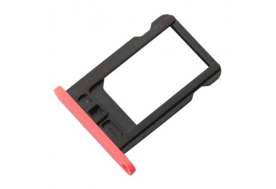 Держатель (лоток) симкарты для iPhone 5C розовый фото 1
