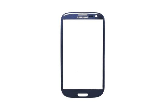 Стекло дисплея для Samsung Galaxy S3 / i9300 синее фото 1