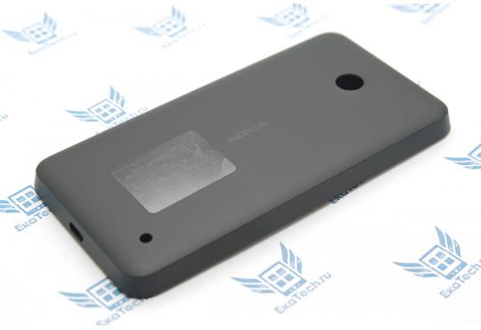 Фирменная задняя крышка oem АКБ (панель аккумулятора) Nokia Lumia 630 черная фото 1