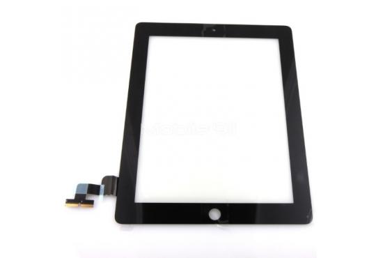 Тачскрин (сенсорное стекло) для iPad 2 / A1395 / A1396 / A1397 (с кнопкой Home) черный фото 1