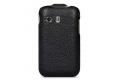 Внешний вид чехла Samsung Galaxy Y S5360 ( кожаный Melkco Jacka Type черный ракурс 3)