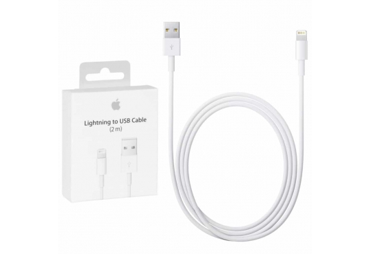 Кабель Apple USB Lightning MD819ZM/A (8-pin) белый, 2м фото 1