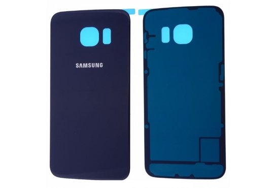 Задняя крышка для Samsung Galaxy S6 G920 темно-синяя фото 1