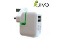 Сетевое зарядное устройство Jivo World Travel (4 в 1) (Ji-1220) белое фото 3