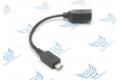 Кабель otg USB-MicroUSB (15см) черный фото 3