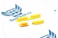 Набор кнопок для iPhone 5c (громкость, вибро, включение) желтые фото 2
