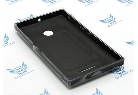 Задняя крышка oem фирменная Nokia Lumia 532 (RM-1031 / RM-1032 / RM-1034) с клавишами черная фото 1