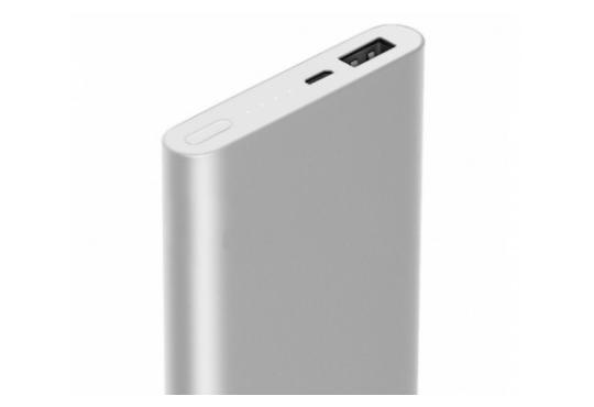 Портативное зарядное oem Xiaomi Mi Power Bank ver.2 PLM02ZM (серебристый) 10000mah фото 1