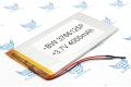 Аккумулятор Li-Pol универсальный 3.7x66x125мм (3.7v) 4000mAh фото 1