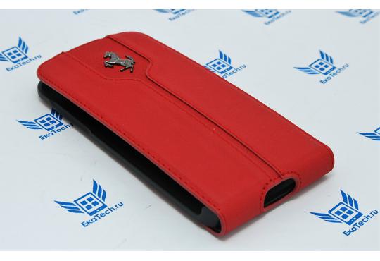 Чехол Ferrari Montecarlo Flip Type для Samsung Galaxy S5 mini красный фото 1