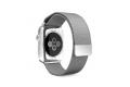 Ремешок для Apple Watch 1/2/3 38мм, 4 / 5 поколение 40мм металл, сетчатый, Миланская петля, серебрис фото 5