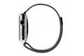 Ремешок для Apple Watch 1/2/3 38мм, 4 / 5 поколение 40мм металл, сетчатый, Миланская петля, черный фото 6