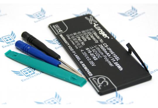 Аккумулятор Cameron Sino 616-0765 для iPhone 6 Plus 2900mah с инструментами для замены фото 1