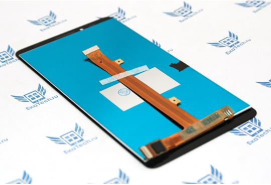 Дисплей в сборе с тачскрином для телефона Huawei Ascend Mate 7 черный фото 1