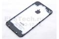 Удобная, мобильная и многофункциональная гарнитура Задняя крышка для Apple iPhone 4/4S прозрачная с голубой рамкой