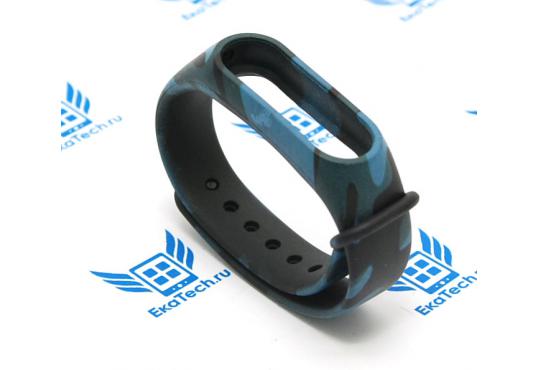 Ремешок Helistags для Xiaomi Mi Band 2 хаки (синий) фото 1