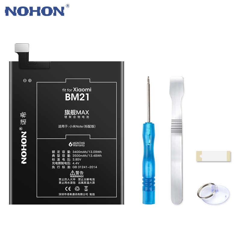 Аккумулятор Nohon BM21 для Xiaomi Mi Note 3000mah