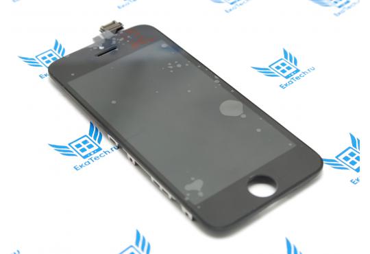 Дисплей в сборе с тачскрином для Apple iPhone 5S / SE (JDF) черный фото 1