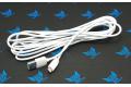 Дата-кабель Hoco X1 Rapid / Lightning для iPhone 5 / 6 / 7 / 8 / X / XR / XS / 11 белый 3м фото 1