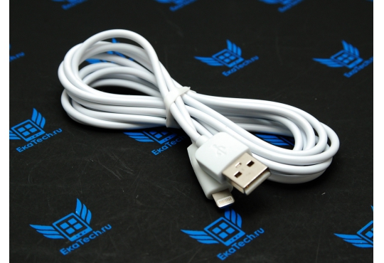 Дата-кабель Hoco X1 Rapid / Lightning для iPhone 5 / 6 / 7 / 8 / X / XR / XS / 11 белый 2м фото 1