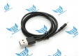 Дата-кабель Hoco X23 Skelled Lightning  2м для Apple iPhone 5 / 6 / 7 / 8 / X / Xs / Xr черный фото 2