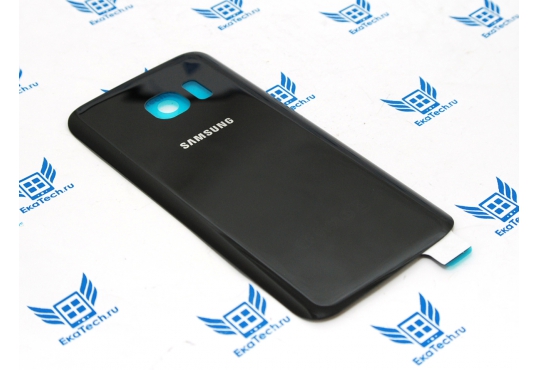 Задняя крышка для Samsung Galaxy S7 / G930F черная фото 1