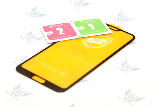 Защитное стекло 3D Unipa для Huawei Honor 10 / COL-L29, на весь экран, черное фото 1