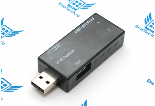 Usb-тестер USBDetector вольты\амперы 2xUSB фото 1