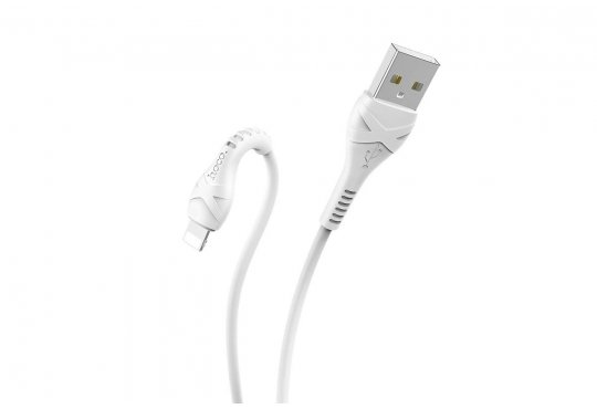 Дата-кабель Hoco X37 Lightning для iPhone 5 / 6 / 7 / 8 / X / Xr / Xs / 11 / 11 Pro, 1м, белый фото 1